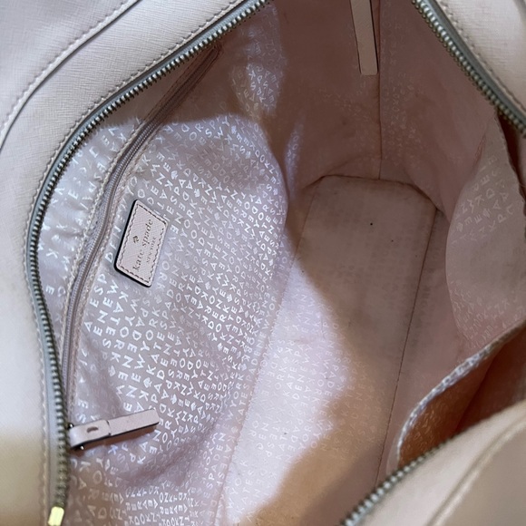 Kate Spade Abbey Street Karla Red Leather Tote with Gold Accents - Picture 4 of 6